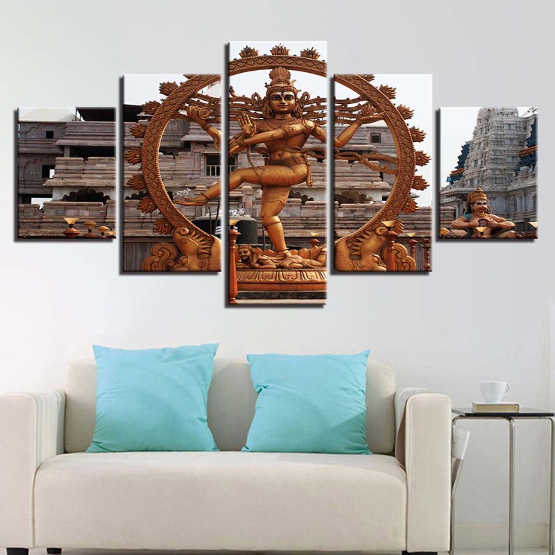 Shiva Nataraja 1 Canvas Art Print For Wall Decor Painting Ebay