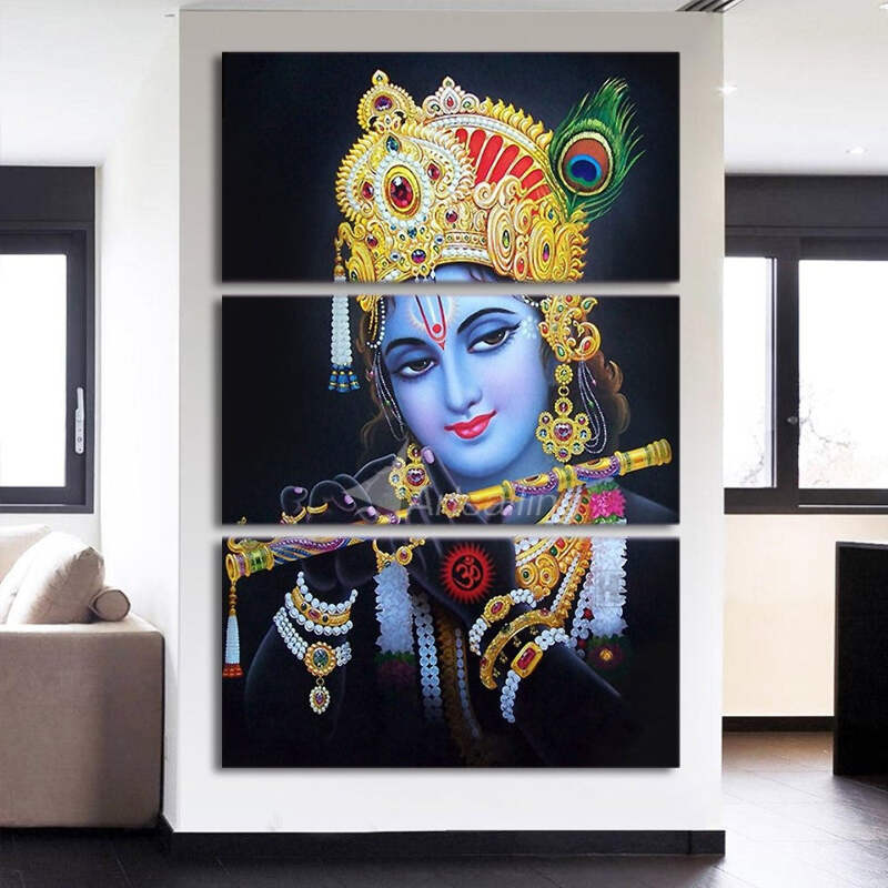 Krishna O Krishna Canvas Art Print For Wall Decor Painting Ebay