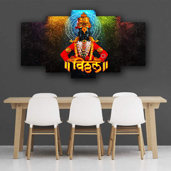 Lord Vithoba Or Lord Vitthal Canvas Art Print For Wall Decor