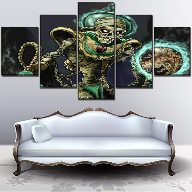 Steampunk Skull Canvas Art Print For Wall Decor Painting Ebay