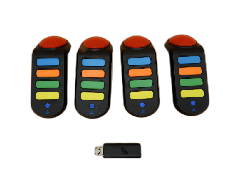 Wireless Buzz! Buzzers Controller for PlayStation 3 Sleh 00069 Rusted Receiver S