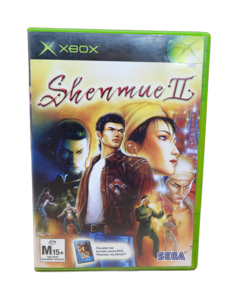 Shenmue Ii Xbox Pal Game With Shenmue Movie Dvd Sega