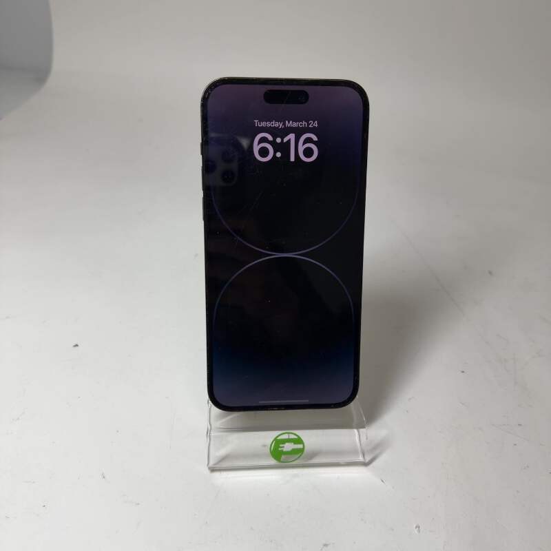 Unlocked Apple iPhone 14 Pro Max 128GB 18.1 Space Black NQ8N3LL/A
