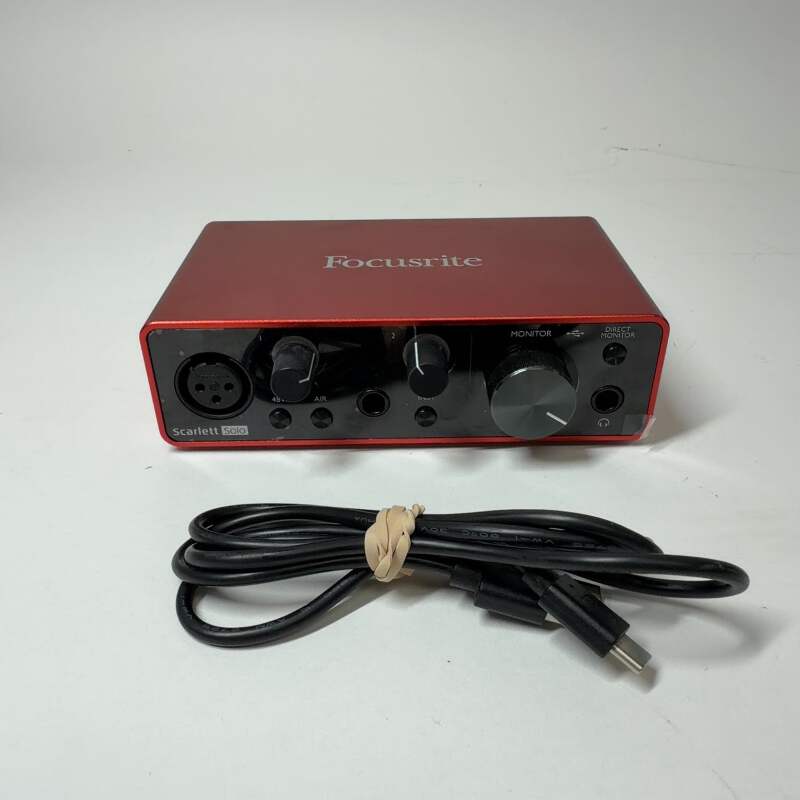 Focusrite Scarlett Solo 3rd Gen USB Audio Interface MOSC0024 | eBay