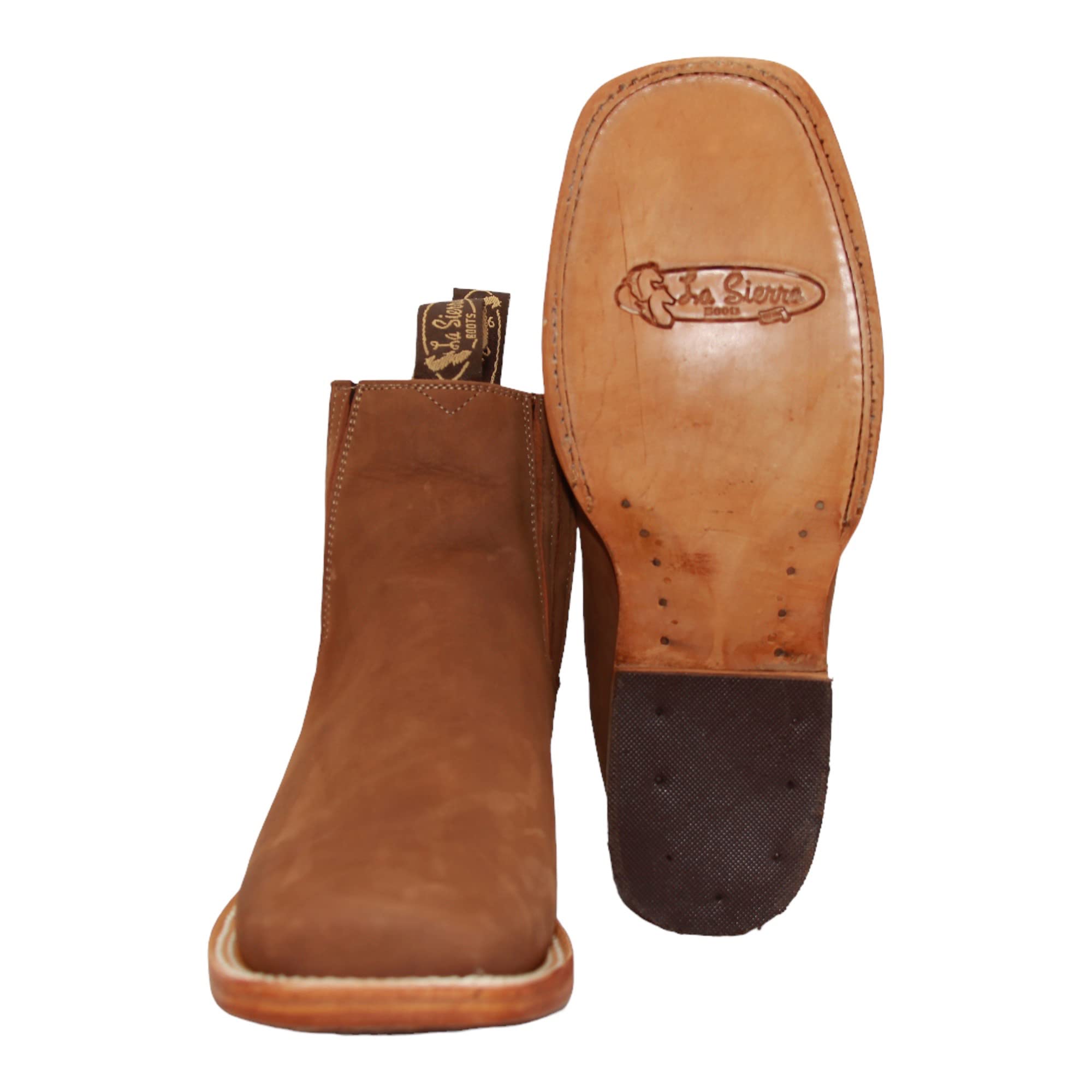 靴 UND SQUARE TOE SHORT BOOTS Amazon.com | The Western Shops Men's Genuine Leather Square Toe