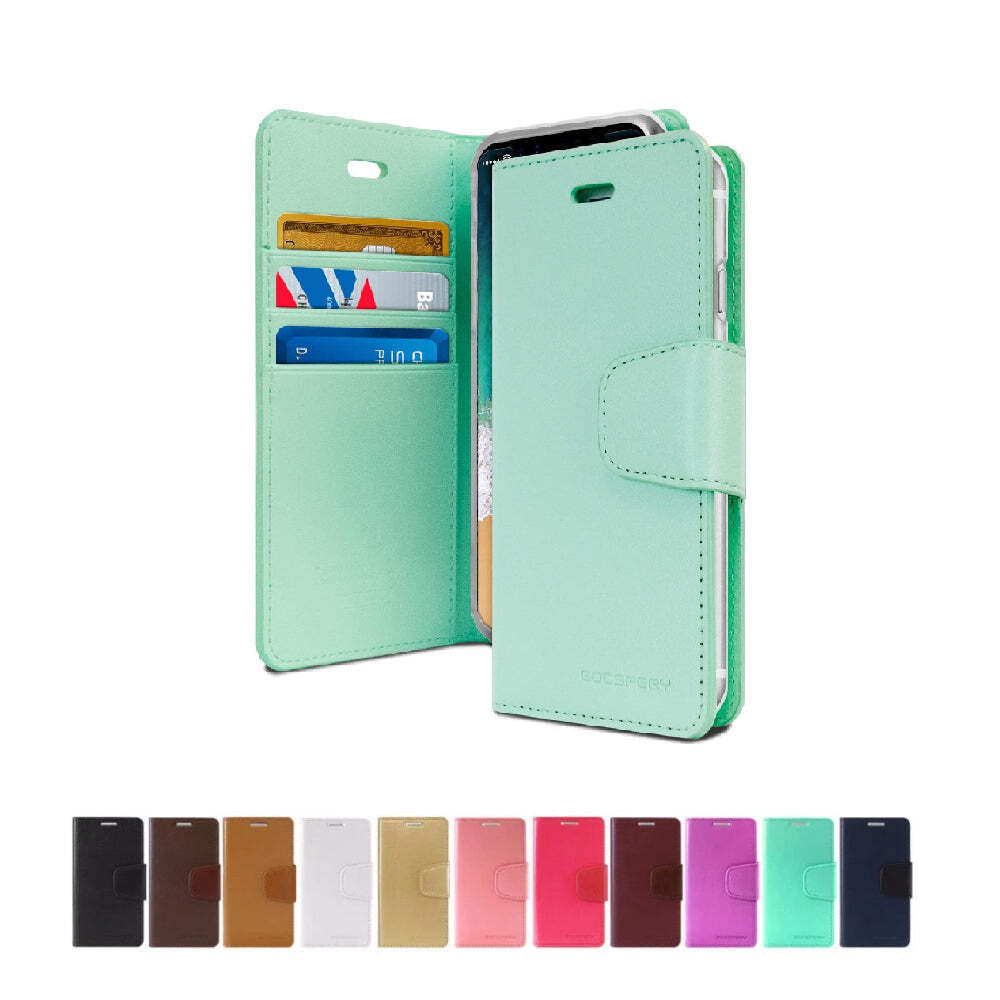 Estuche tipo billetera diario Mercury Goospery Sonata con ranuras para tarjetas para iPhone 13 Pro Max - Imagen 15 de 24