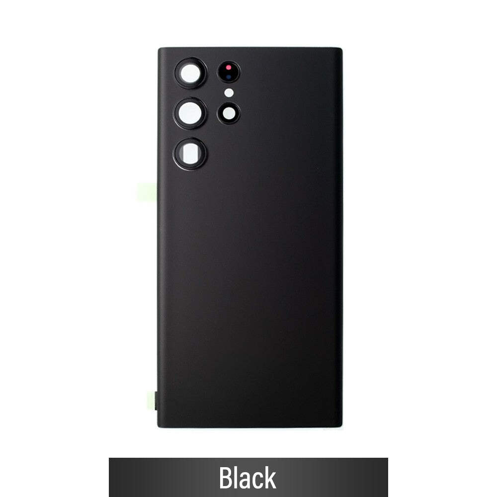 Back Battery Glass Cover with Camera Lens and Adhesive for Samsung S22 Ultra S90 - 第 3/8 張圖片