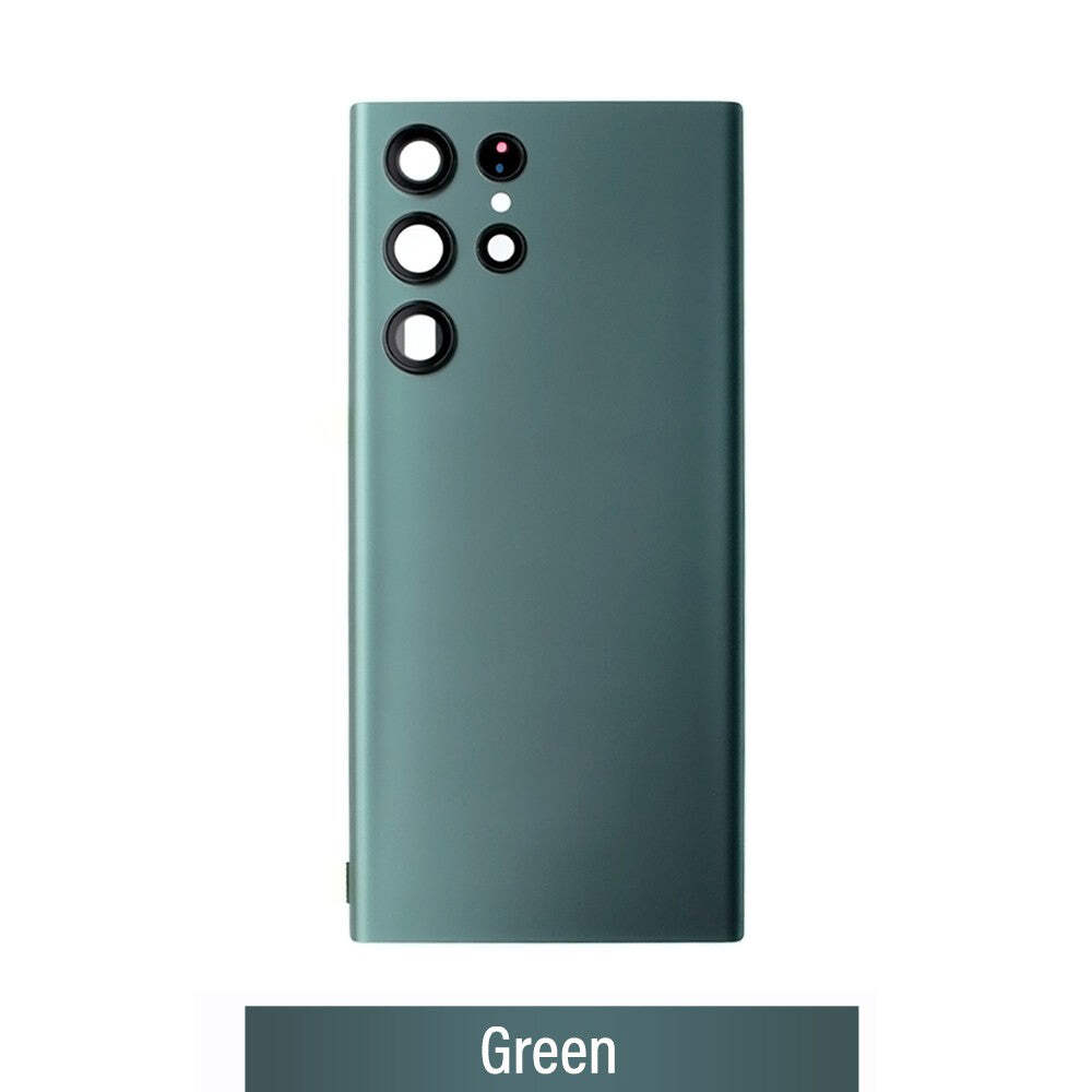 Back Battery Glass Cover with Camera Lens and Adhesive for Samsung S22 Ultra S90 - 第 5/8 張圖片