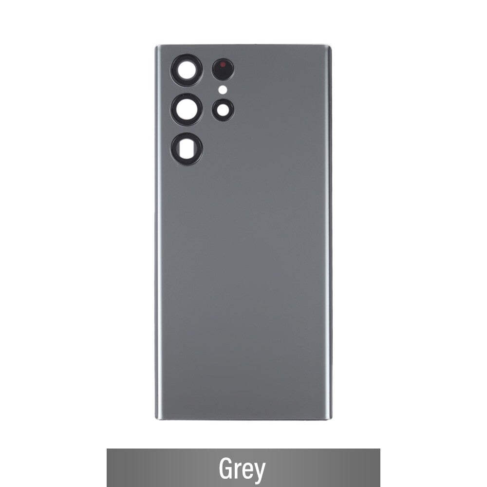 Back Battery Glass Cover with Camera Lens and Adhesive for Samsung S22 Ultra S90 - 第 7/8 張圖片