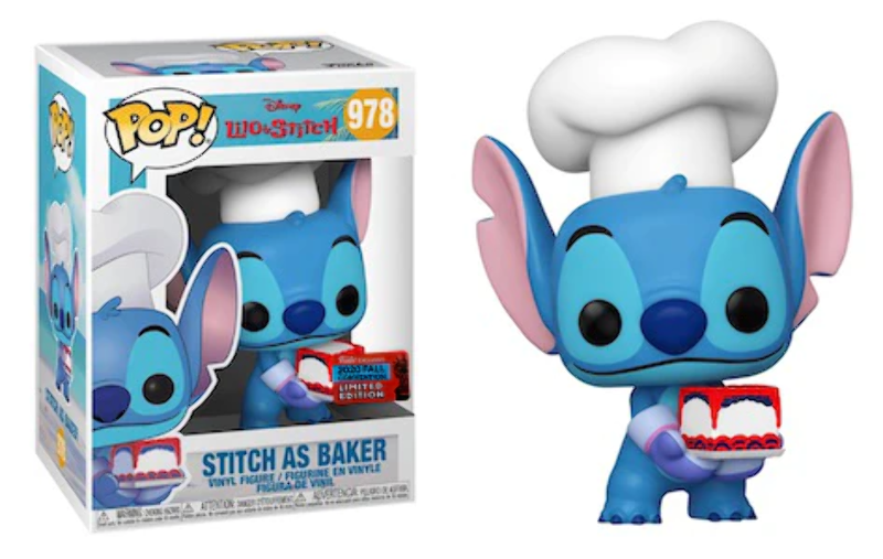 Stitch As Baker Chef Disney Lilo Stitch New York Comic Con Exclusive Pop Vi Ebay