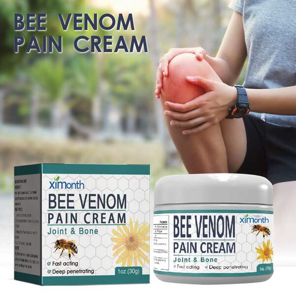 Ximonth Bee Venom Joint Cream, Relieves Hands Legs Bones Knees