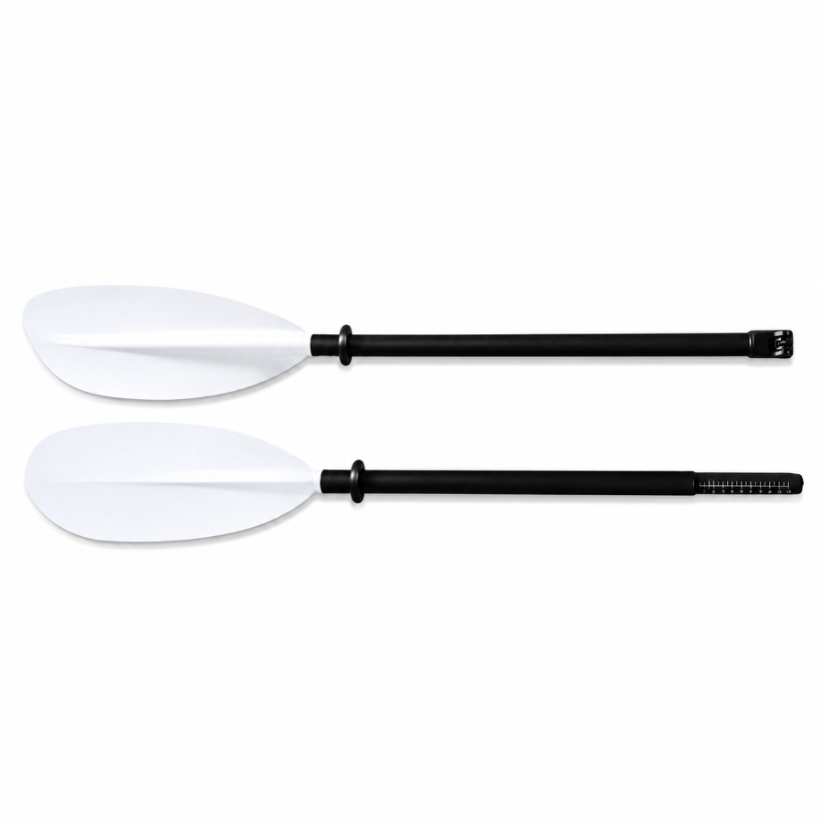 2-Piece Full Fibreglass Kayak Paddle – Adjustable 215-225cm