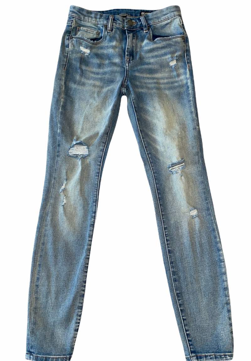 Blank NYC women's The Bond mid-rise ripped skinny jeans in light