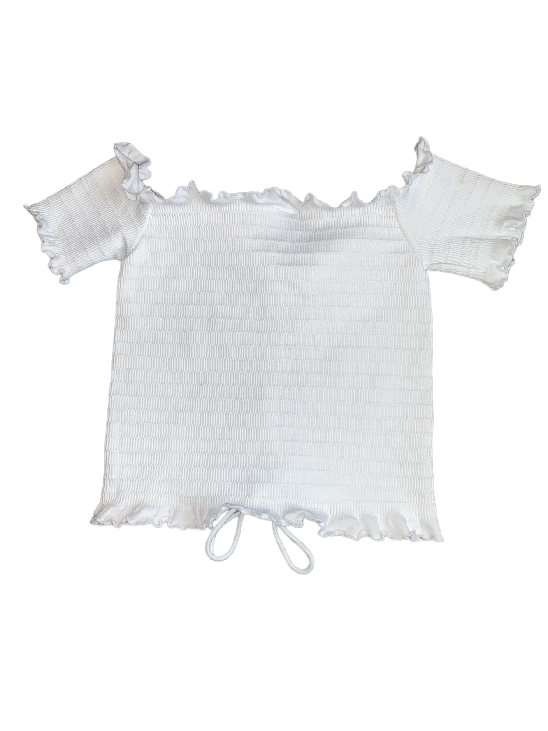 Dynamic Seamless Apparel women's cinch tie cropped off