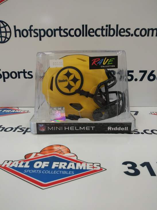 Pittsburgh Steelers Riddell ヘルメット 2025 PITTSBURGH STEELERS NEW RIDDELL RAVE SPEED MINI HELMET