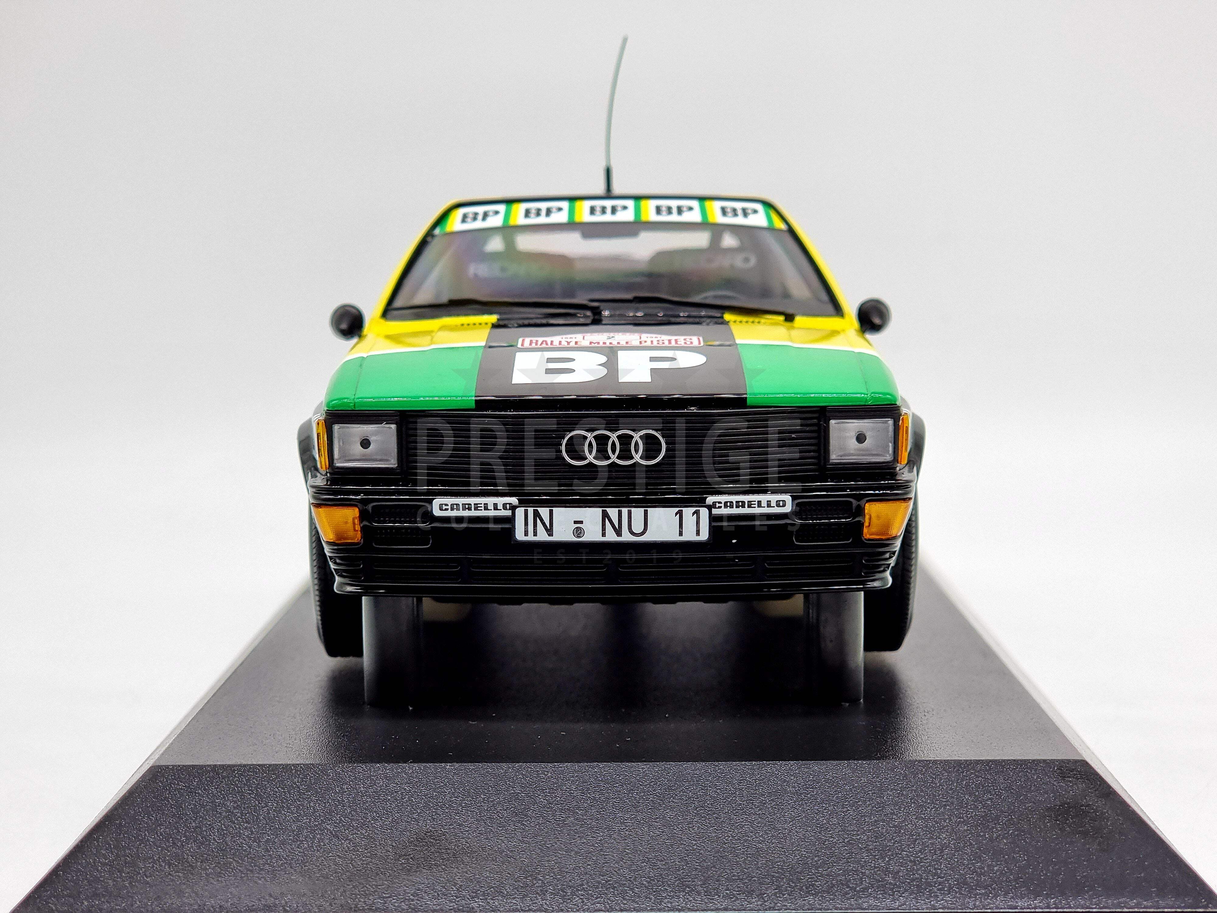 Minichamps 1981 Audi Quattro Rally des 1000 Pistes 1:18 Scale - New - Picture 4 of 8