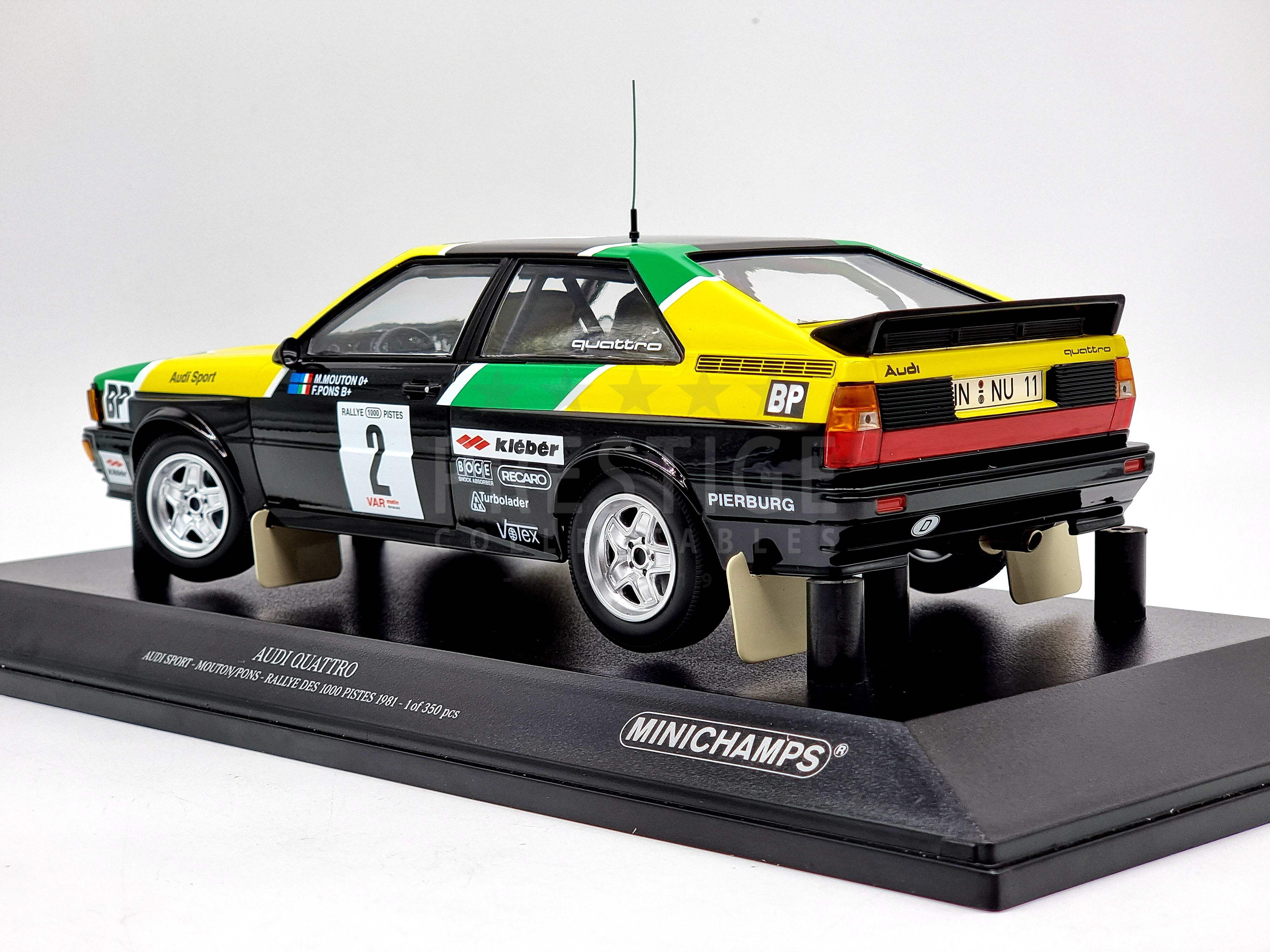 Minichamps 1981 Audi Quattro Rally des 1000 Pistes 1:18 Scale - New - Picture 5 of 8