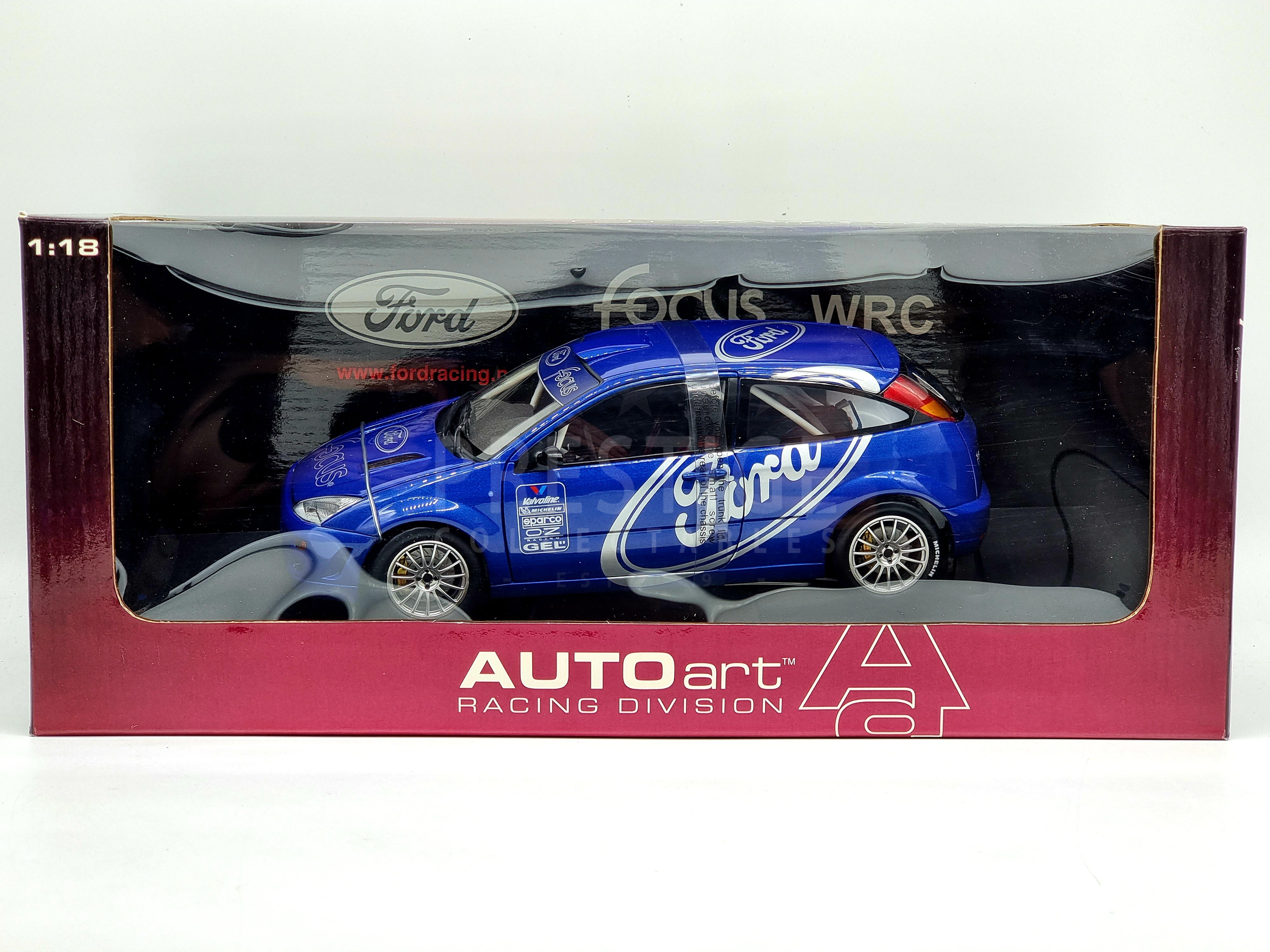 AUTOart NOS 1999 Ford Focus WRC Presentation Car Blue 89910 1:18