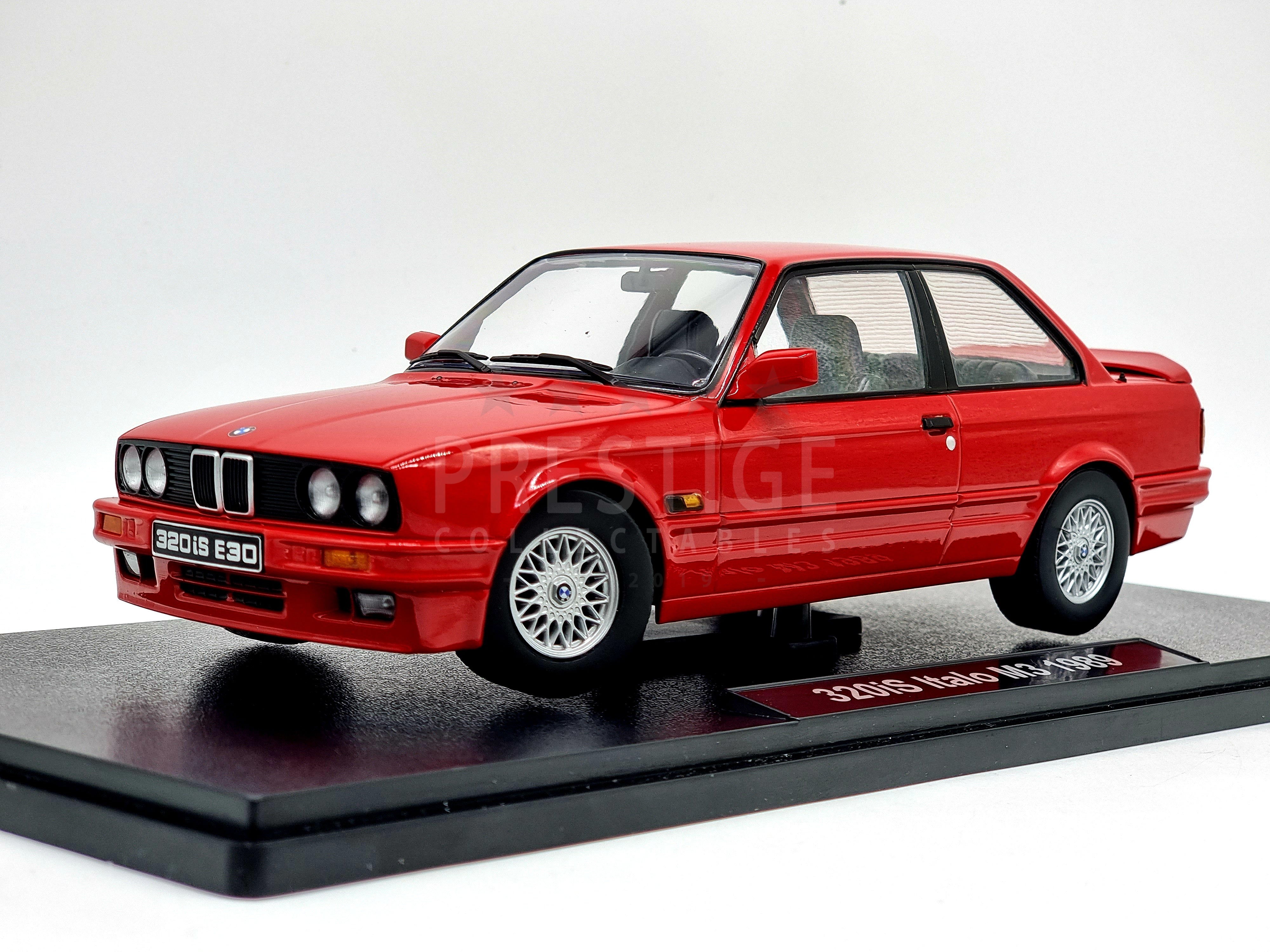 KK-Scale 1989 BMW 320iS E30 Italo M3 Red KKDC180883 1:18 Scale