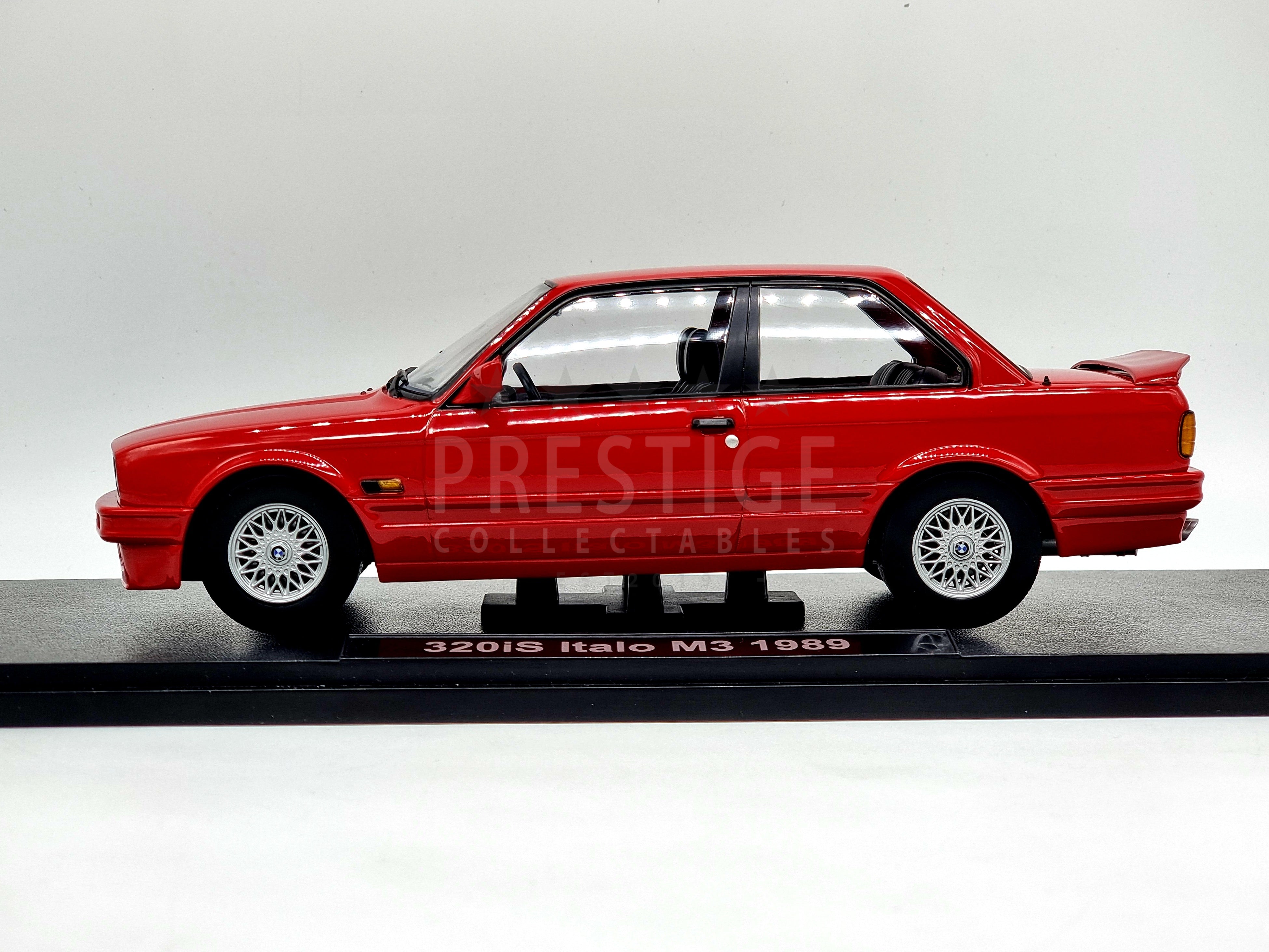  M3 1989 1/18 kkスケール 1/18 BMW 3 Series 320iS Italy M3 E30 1989 Red Model Car by KK