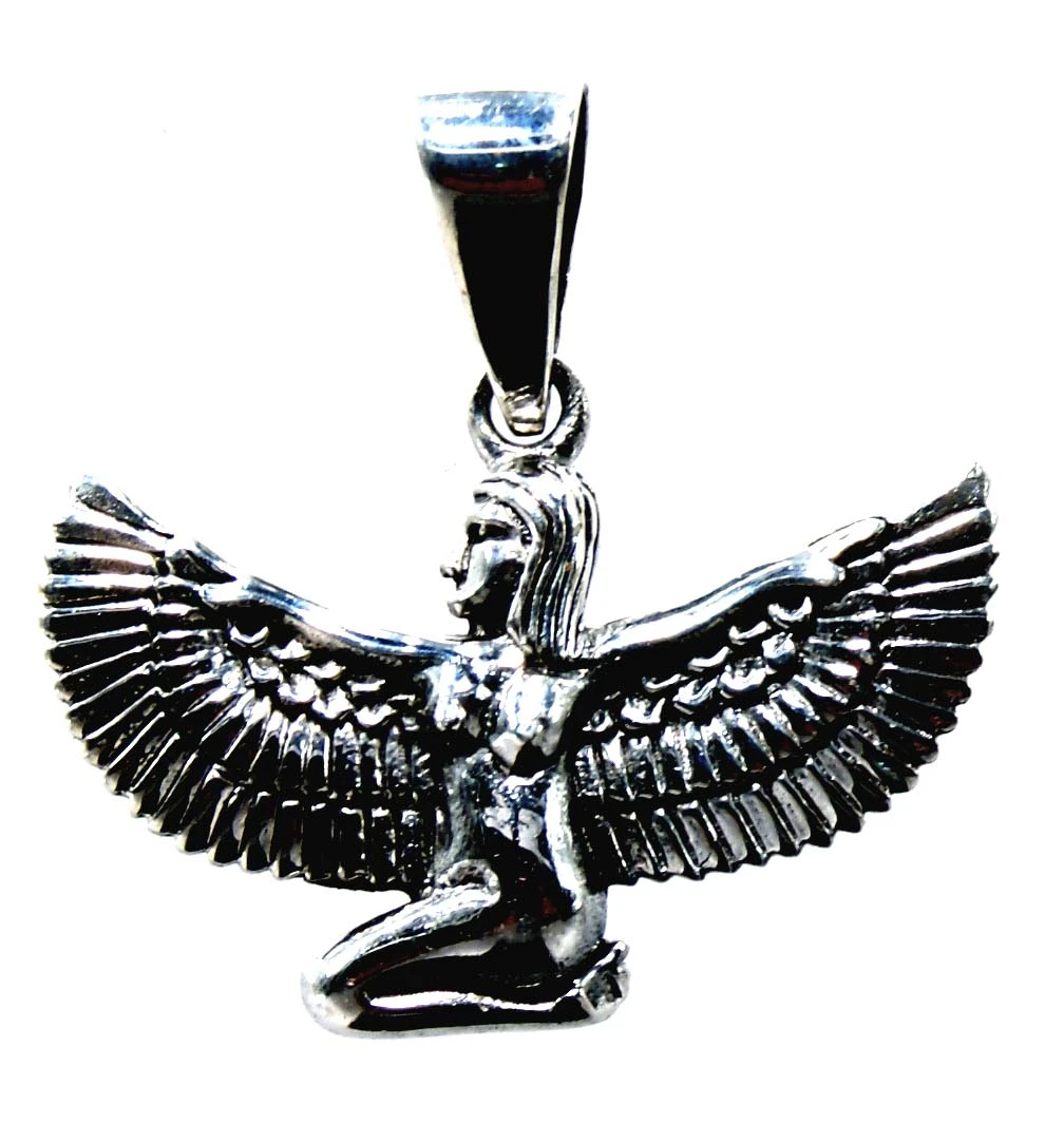 Anhänger Isis aus 925 Sterling Silber Ägypten Osiris Horus Mythologie Magie 364