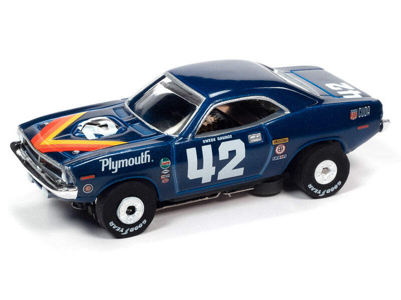 Auto World Thunderjet SC362-2 R32 1970 Plymouth Cuda #42 Swede