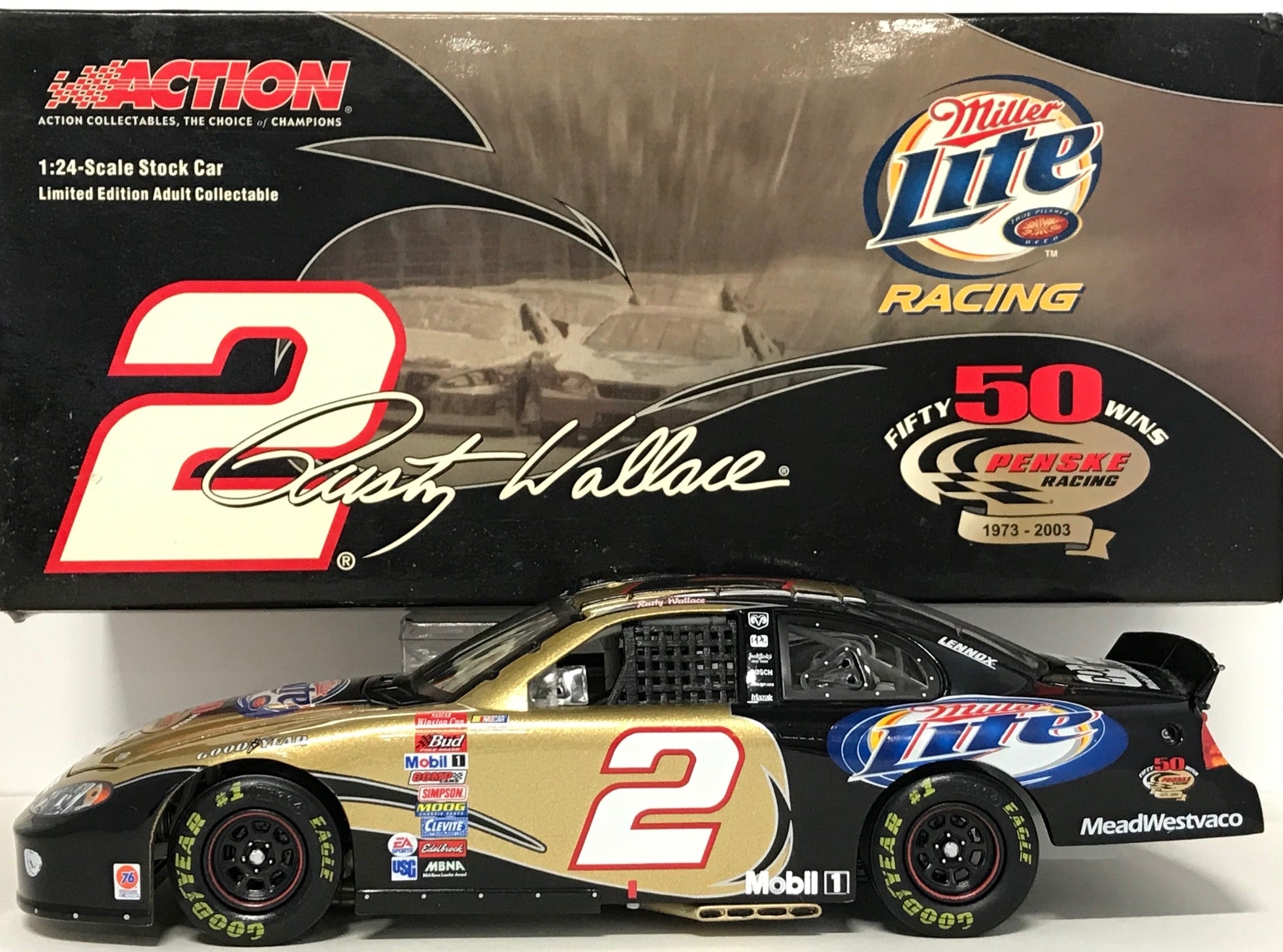 rusty wallace diecast cars