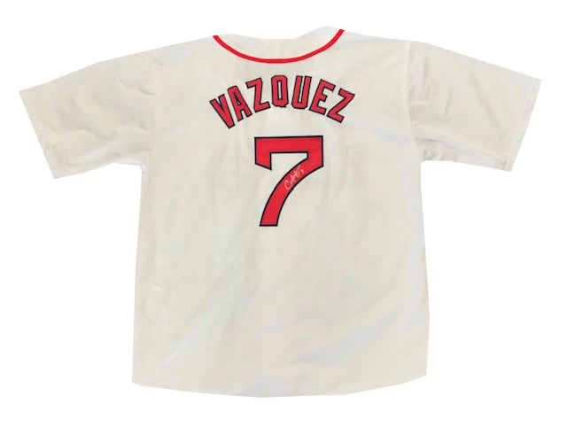 Autographed Boston Red Sox Jersey 