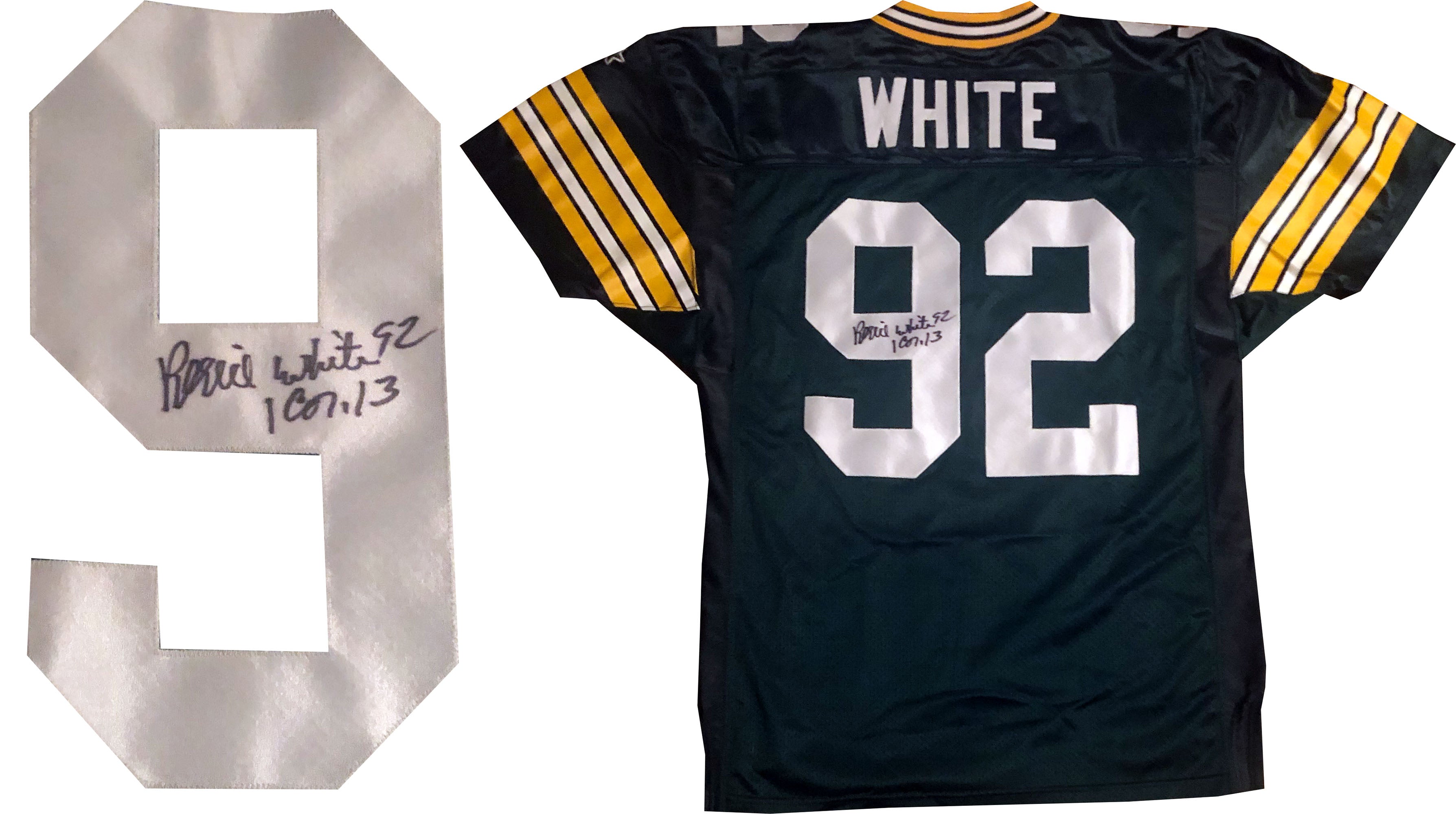 reggie white signed jersey