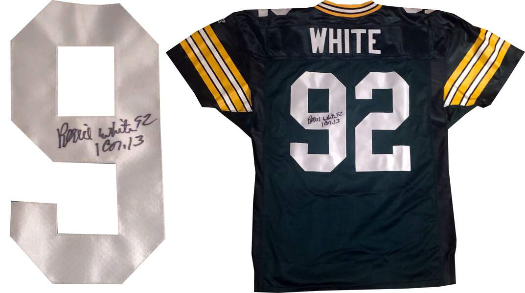 Reggie White Autographed Green Bay Packers Jersey Jsa Ebay