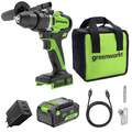 Greenworks 24V Schlagbohrschrauber 90 Nm Brushless Set inkl. Akku & Ladegerät