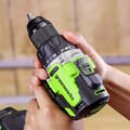 Greenworks 24V Schlagbohrschrauber 90 Nm Brushless Set inkl. Akku & Ladegerät