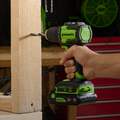 24V Akku Bohrschrauber + Handkreissäge Greenworks Set Brushless + 2x 2Ah Akkus
