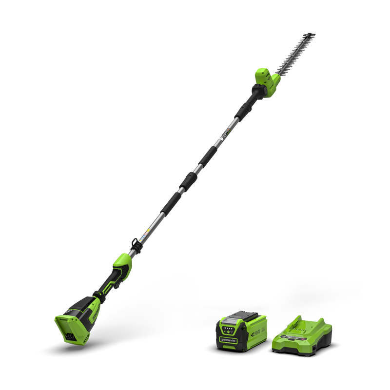 40V Akku Teleskop Heckenschere 51cm Greenworks PH40B01-01 - ohne Akku