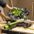 24V Akku Kapp- und Gehrungssäge Greenworks 310 mm x 65 mm bei 90°– Ohne Akku