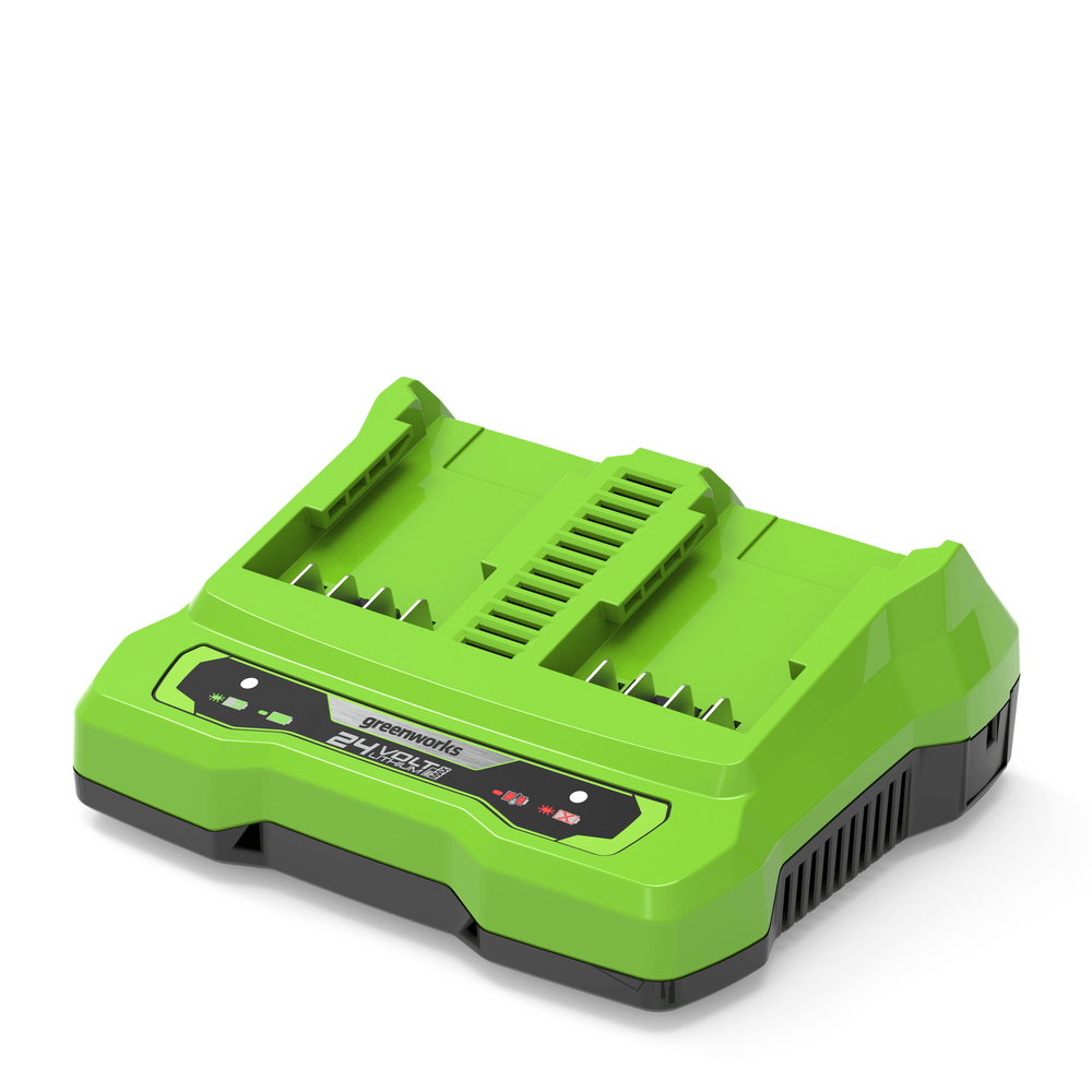 Akku Ladegerät - Greenworks G24X2UC4 Dual-Slot geeignet für  24V- 4A Batterie