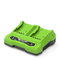 Akku Ladegerät - Greenworks G24X2UC4 Dual-Slot geeignet für  24V- 4A Batterie