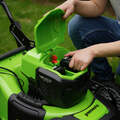 Akku Rasenmäher,  48V (2x24V), Selbstfahrend, 46cm - Greenworks GD24X2LM46SP