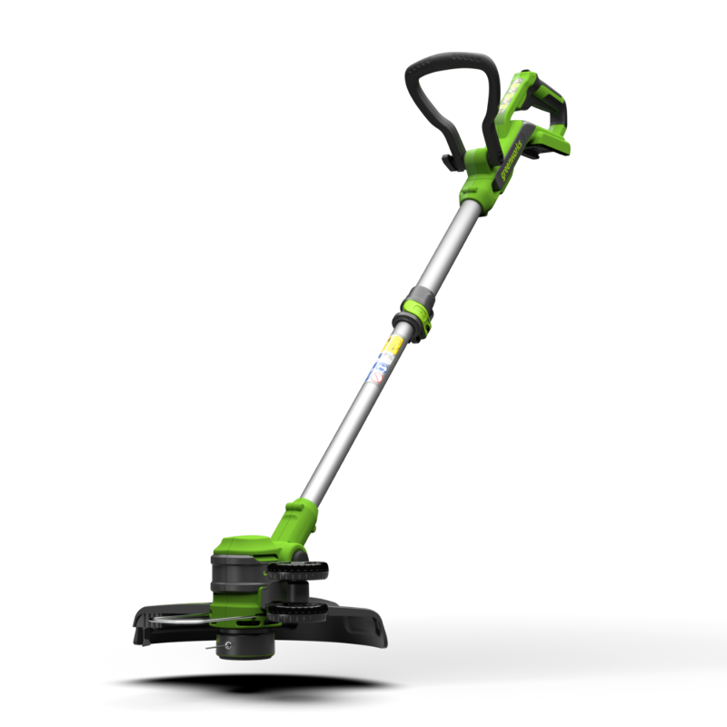 40V Akku Rasentrimmer & Kantenschneider 2-In-1 mit Stützrad Greenworks G40LT33