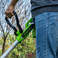 40V Akku Rasentrimmer & Kantenschneider 2-In-1 mit Stützrad Greenworks G40LT33