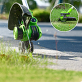 40V Akku Rasentrimmer & Kantenschneider 2-In-1 mit Stützrad Greenworks G40LT33