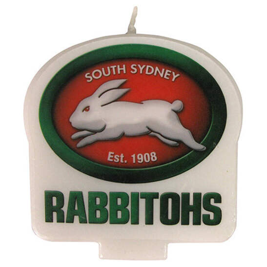 South Sydney Rabbitohs Nrl Official Logo Candle 9327644073285 Ebay