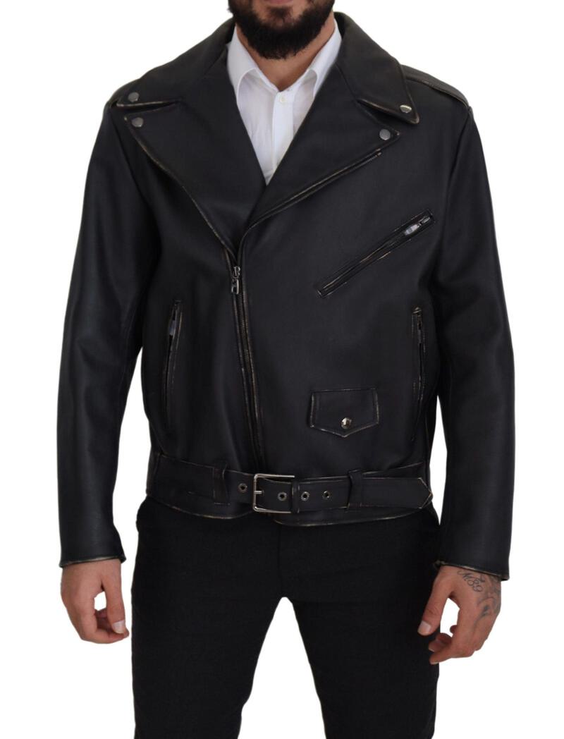 ジャケット・アウター 00s Dolce & GABBANA Zip Leather Jacket 7EFE2E3D-FE04-462F-99BD-