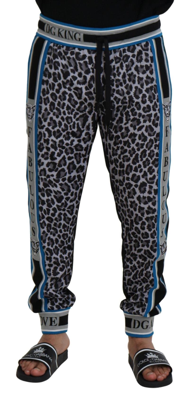 【VIP価格】DOLCE & GABBANA Leopard Sequin Pants Leopard-print drill pants in Animal Print for Women