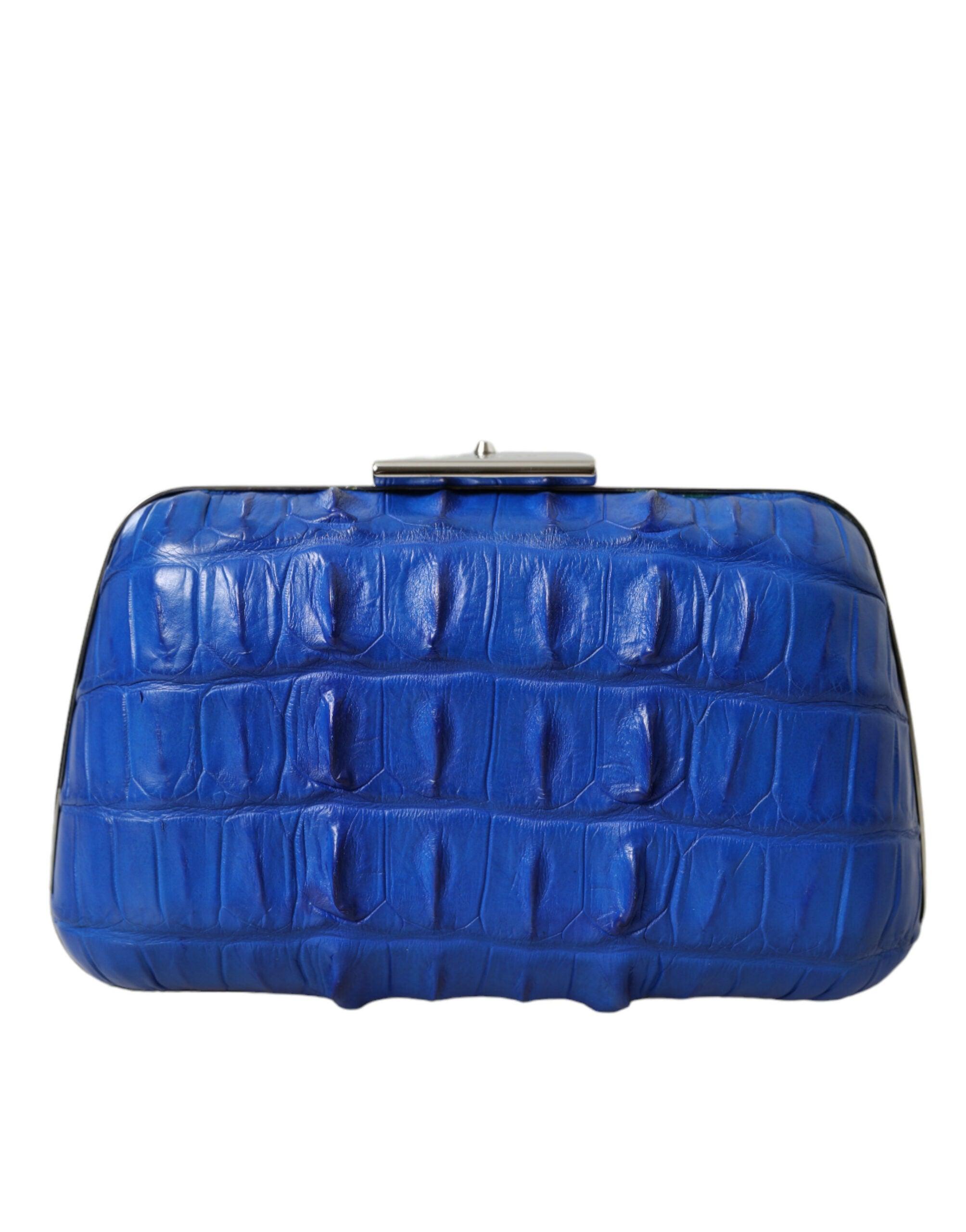【VIP価格】BALENCIAGA Crocodile Leather Clutch Balenciaga Croc Leather Clutch In Electric Blue | eBay