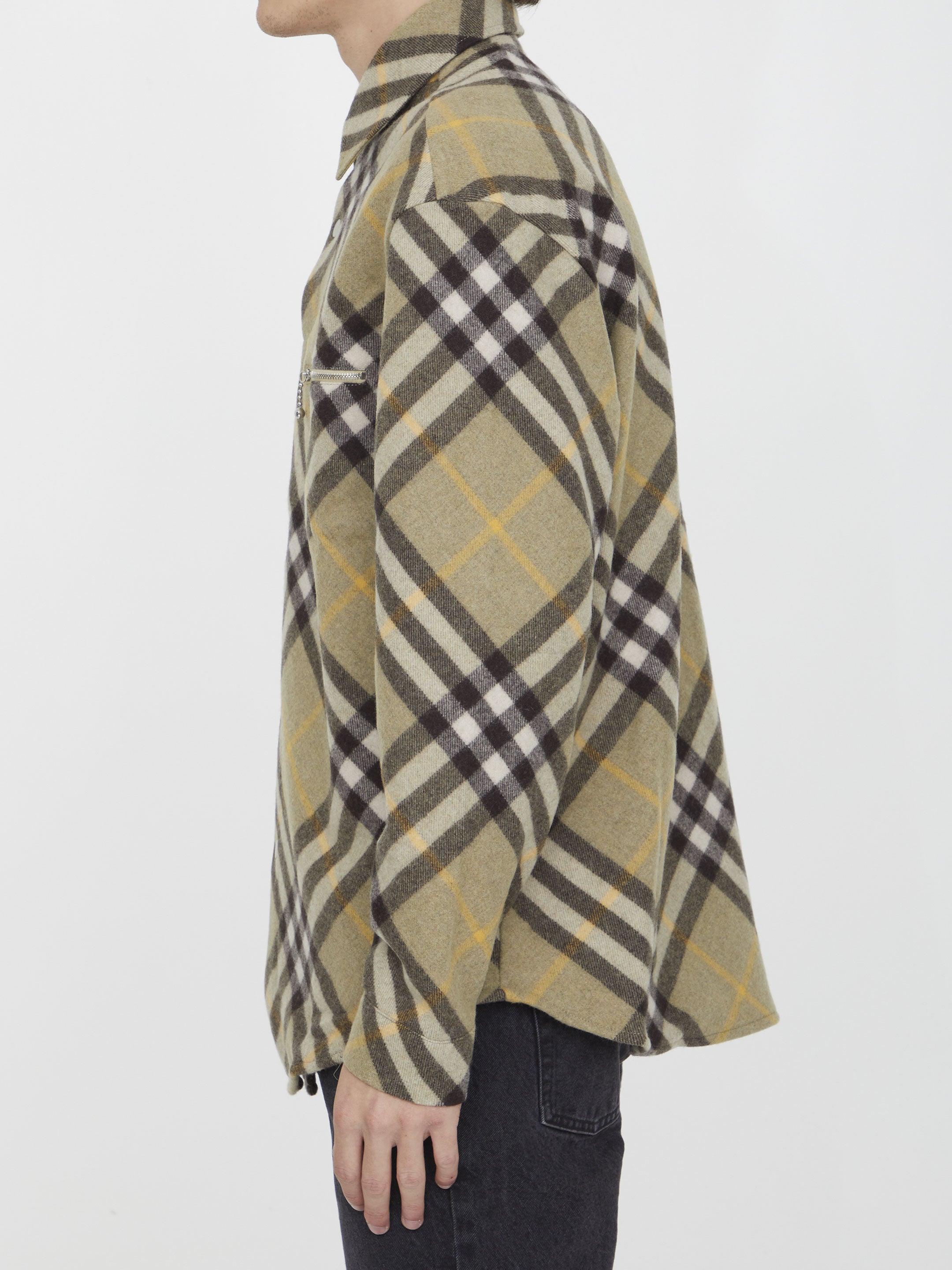 Burberry Check Wool Shirt | eBay