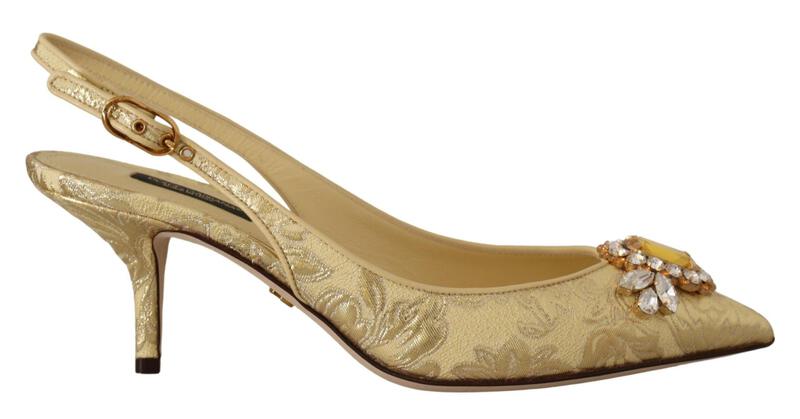DOLCE&GABBANA クリスタル装飾 スリングバックパンプス CG0952AG975_8N084_0.jpg