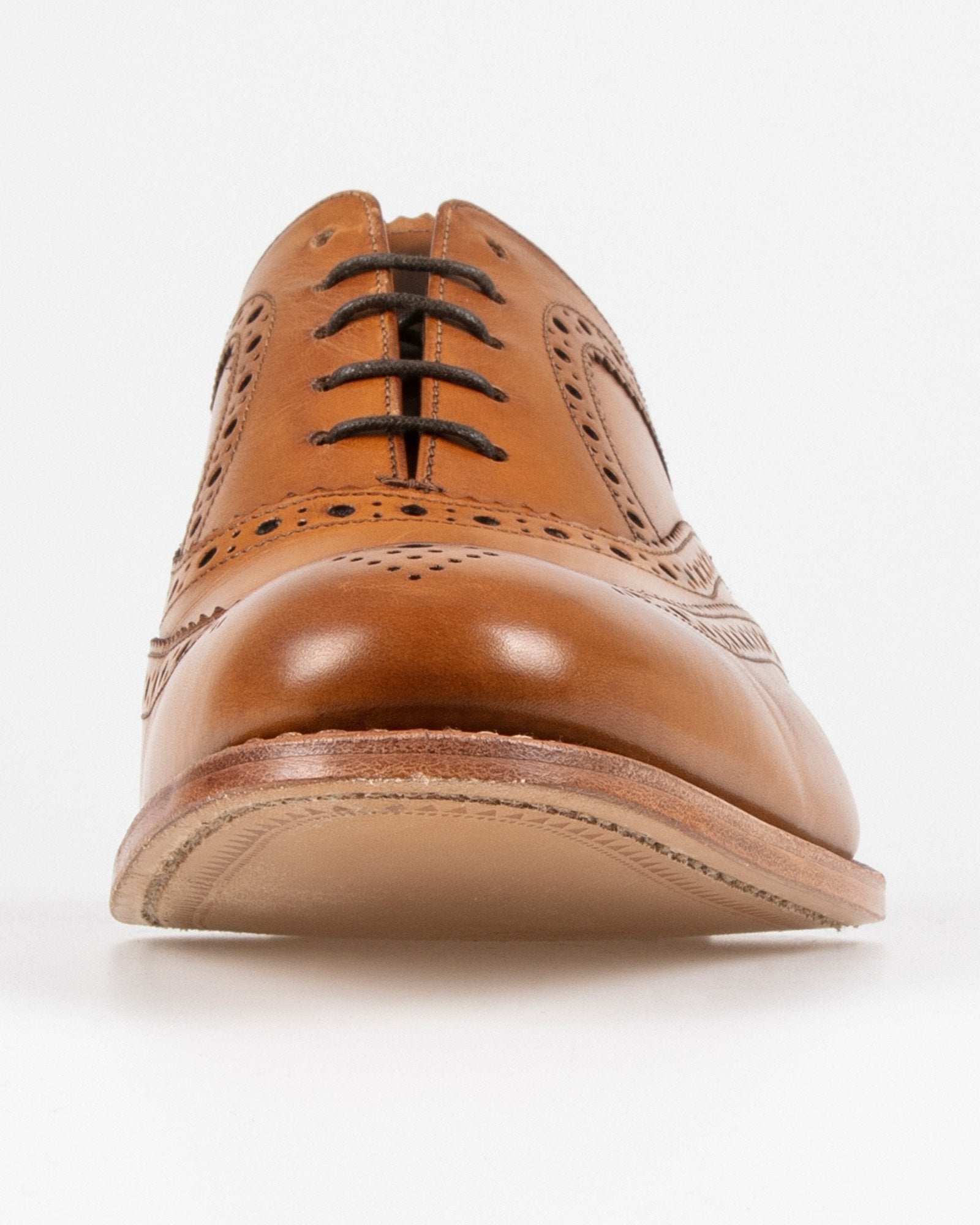 loake fearnley tan brogues
