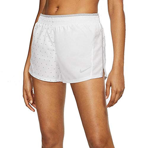 Lined Running Workout Shorts White/Grey 