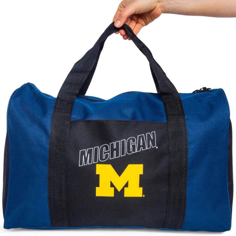 University Of Michigan Wolverines Small Carry On Duffel Bag 18in X 12in 190604095080 Ebay